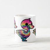 Gefärbte Krawatte Mallard Duck Kaffeetasse (Mittel)