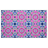 Gefärbte Krawatte Mandala Muster Denim Blau und Ro Stoff (Fat Quarter (45,7 x 55,9 cm))