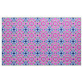 Gefärbte Krawatte Mandala Muster Denim Blau und Ro Stoff (Yard (91,4 cm))