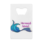 Gefärbte Krawatte Mermaid Geldbeutel Flaschenöffner (Rückseite)
