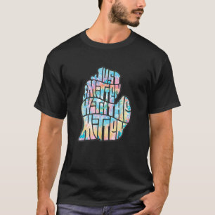 Gefärbte Krawatte Michigan Native Smitten mit Mitt T-Shirt