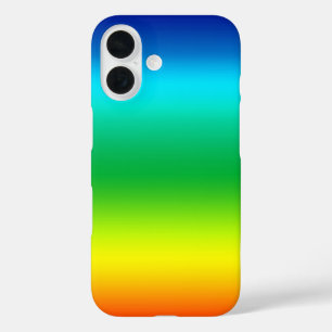 Gefärbte Krawatte Mid Spectrum Colors iPhone 16 Hülle