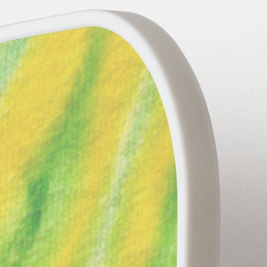 Gefärbte Krawatte Mit Monogramm Anfangsname Pickleball Schläger (Linke Seite)