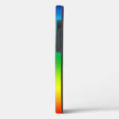 Gefärbte Krawatte Mittelspektrum-Regenbogenfarben Case-Mate iPhone Hülle (Rückseite / Links)