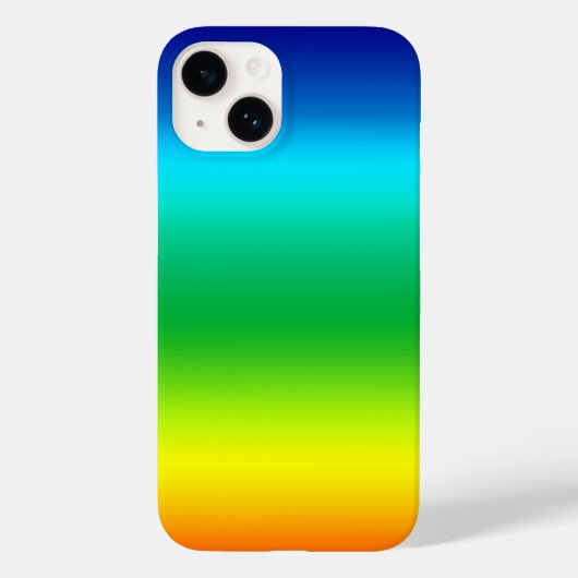 Gefärbte Krawatte Mittelspektrum-Regenbogenfarben Case-Mate iPhone Hülle (Rückseite)