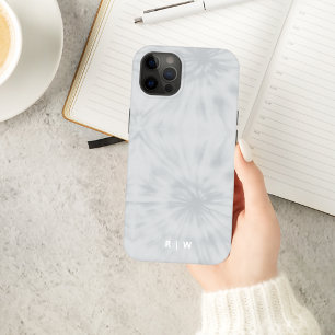 Gefärbte Krawatte Modernes Minimalistisch-Grau-M Case-Mate iPhone 14 Hülle