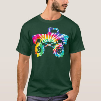 Gefärbte Krawatte Monster Truck Extreme Mudding T-Shirt