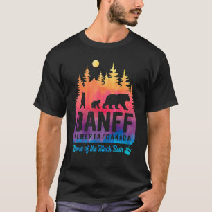 Gefärbte Krawatte Mother Bear und Cubs Banff Natio T-Shirt