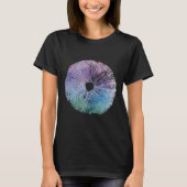 Gefärbte Krawatte Mushroom Cap Spore Wild Mushroom T-Shirt (Vorderseite)