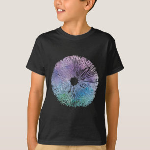 Gefärbte Krawatte Mushroom Cap Spore Wild Mushroom T-Shirt