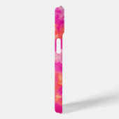 Gefärbte Krawatte Muster Hot Pink Orange Aquamarin Case-Mate iPhone Hülle (Rückseite / Rechts)