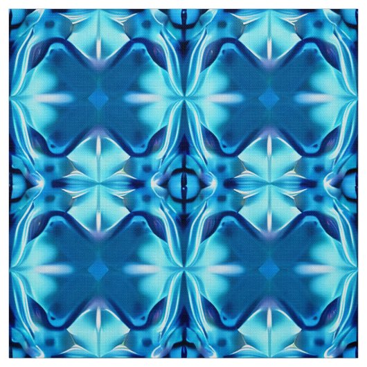 Gefärbte Krawatte Muster in Indigo und Eisblau Stoff (Muster)