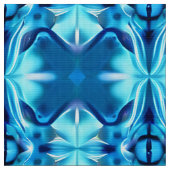 Gefärbte Krawatte Muster in Indigo und Eisblau Stoff (Nahaufnahme)