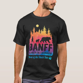 Gefärbte Krawatte Mutterbär und Cubs Banff Nationa T-Shirt