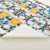 Gefärbte Krawatte Nahtloses Muster. Ethnisch Abstr Sherpadecke (3/4)