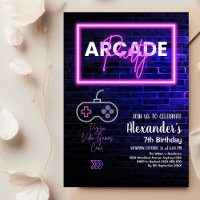 Gefärbte Krawatte Neon Retro Arcade Gaming Geburts