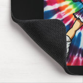 Gefärbte Krawatte Niedlich Dabbing Cheerleader Dan Mousepad (Ecke)
