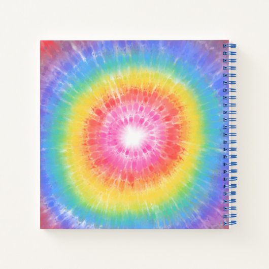 Gefärbte Krawatte Notizblock (Rückseite)