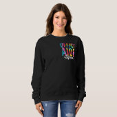 Gefärbte Krawatte Office Aide Squad Pocket Office  Sweatshirt (Vorne ganz)
