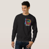 Gefärbte Krawatte Office Aide Squad Pocket Office  Sweatshirt (Vorne ganz)
