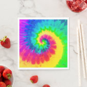 Gefärbte Krawatte Paper Napkin - HAMbyWG Serviette (Beispiel)