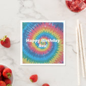 Gefärbte Krawatte Paper Napkins Serviette (Beispiel)