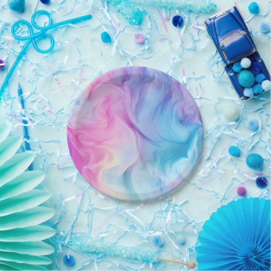 Gefärbte Krawatte Paper-Teller für Party Pappteller (Party)