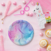 Gefärbte Krawatte Paper-Teller für Party Pappteller (Party)