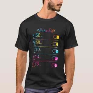 Gefärbte Krawatte Para-Aufwertungs-Alarm-Uhr-Unter T-Shirt