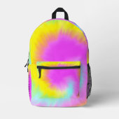 Gefärbte Krawatte Pastel Boho Name Bedruckter Rucksack (Vorderseite)