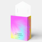 Gefärbte Krawatte Pastel Rainbow Geburtstag Vielen Geschenkschachtel (Geöffnet)