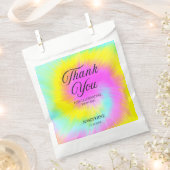 Gefärbte Krawatte Pastel Rainbow Geburtstag Vielen Geschenktütchen (Ausgeschnitten)