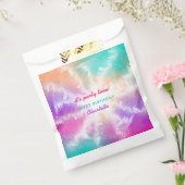 Gefärbte Krawatte Pastell Rosa Orange Aquamarin Li Geschenktütchen (Versiegelt)