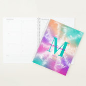 Gefärbte Krawatte Pastell Rosa Orange Aquamarine L Planer (Anzeige)