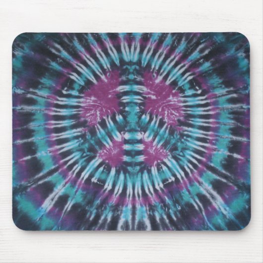 Gefärbte Krawatte Peace Sgin Mousepad (Vorne)