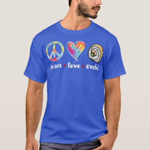 Gefärbte Krawatte Peace Sushi T-Shirt