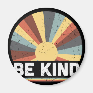 Gefärbte Krawatte Peace Symbol Hippie Be Kind Magnet