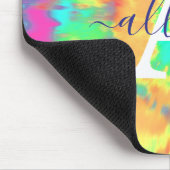 Gefärbte Krawatte personalisiert Mousepad (Ecke)