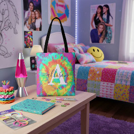 Gefärbte Krawatte personalisiert Tasche