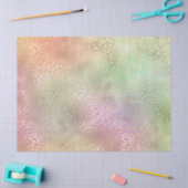 Gefärbte Krawatte Pfirsich Pfirsich Gelb Rosa Gold Seidenpapier (Basteln)