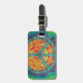 Gefärbte Krawatte PhatDyes Gepäckanhänger (Vorderseite vertikal)