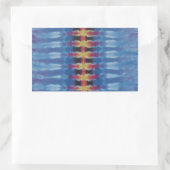 Gefärbte Krawatte-PhatDyes Rechteckiger Aufkleber (Tasche)