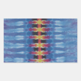 Gefärbte Krawatte-PhatDyes Rechteckiger Aufkleber