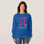 Gefärbte Krawatte Pi Day Sweatshirt (Vorne ganz)