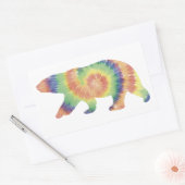 Gefärbte Krawatte Polar Bear Sticker (Umschlag)