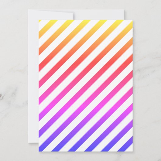 Gefärbte Krawatte-Pool-Einladung Dankeskarte (Rückseite)