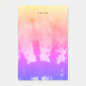 Gefärbte Krawatte Post-it Klebezettel (Vorderseite)