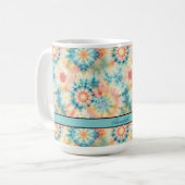 Gefärbte Krawatte Print Coffee Tasse (Vorderseite Links)