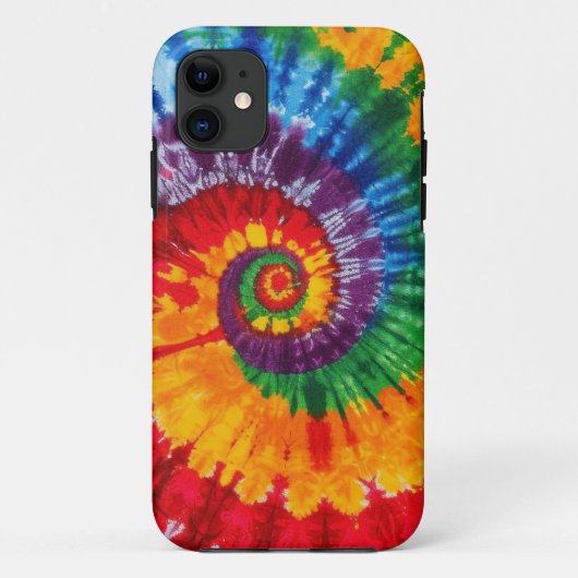 Gefärbte Krawatte Psychedelisches Muster Case-Mate iPhone Hülle (Rückseite)