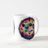 Gefärbte Krawatte Puffer Fisch Kaffeetasse (VorderseiteRechts)